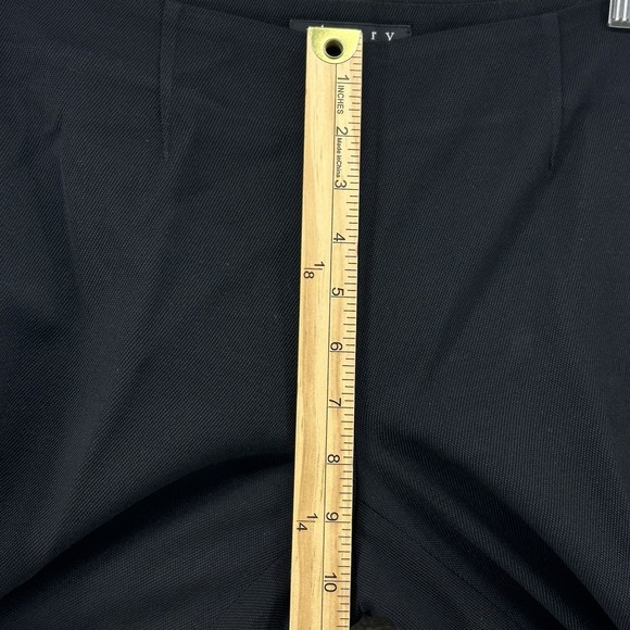 Theory Pants Women Size 4 Wool Blend Black Casual - Picture 8 of 10